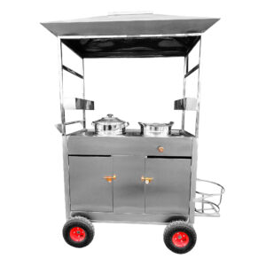 Carrito Emolientero Con 2 Ollas